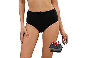 High Waisted Period Swimsuit Bottoms: Perfect Coverage & Leak Protection for Teens