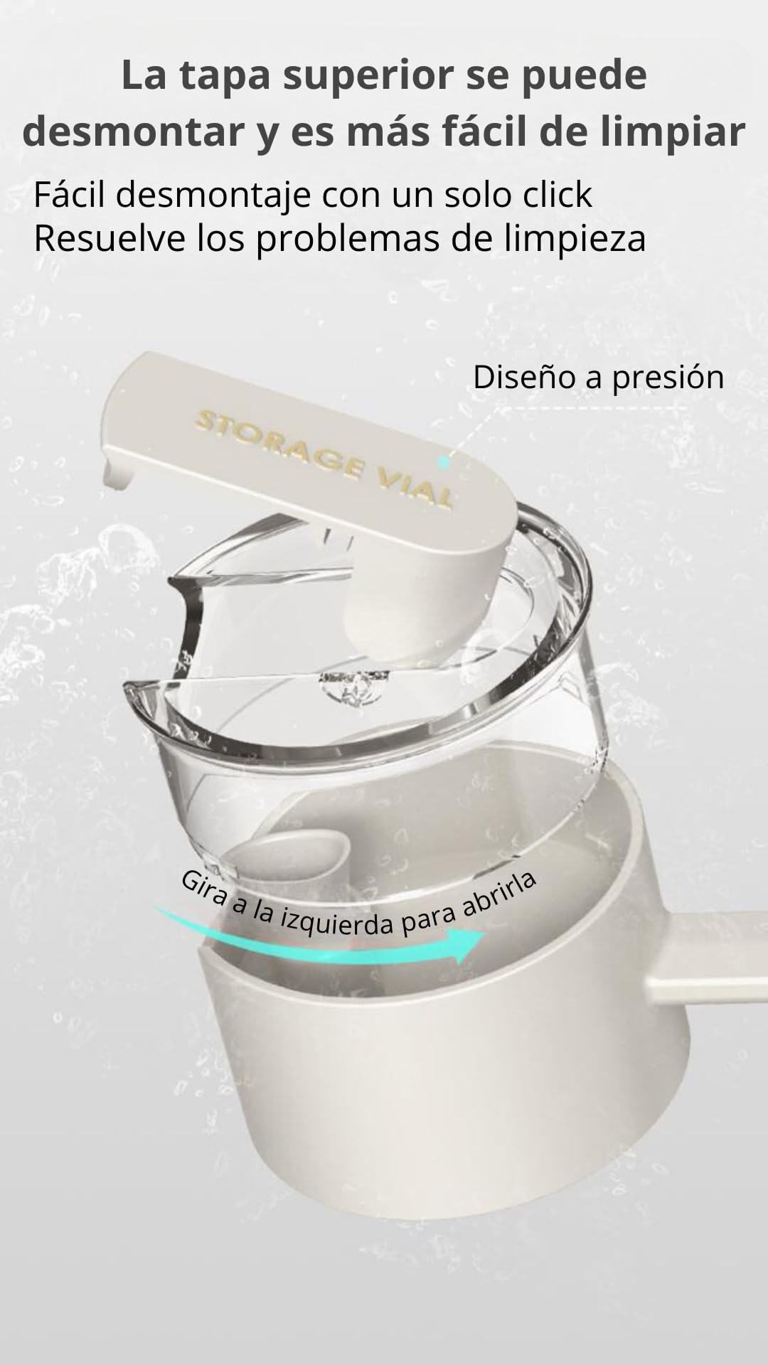 RYM essentials Oliera in vetro 550 ml, design con manico, olio antigoccia ugello in silicone, dispenser di olio, bottiglia di vetro resistente, smontabile per una facile pulizia, olio e acetiera
