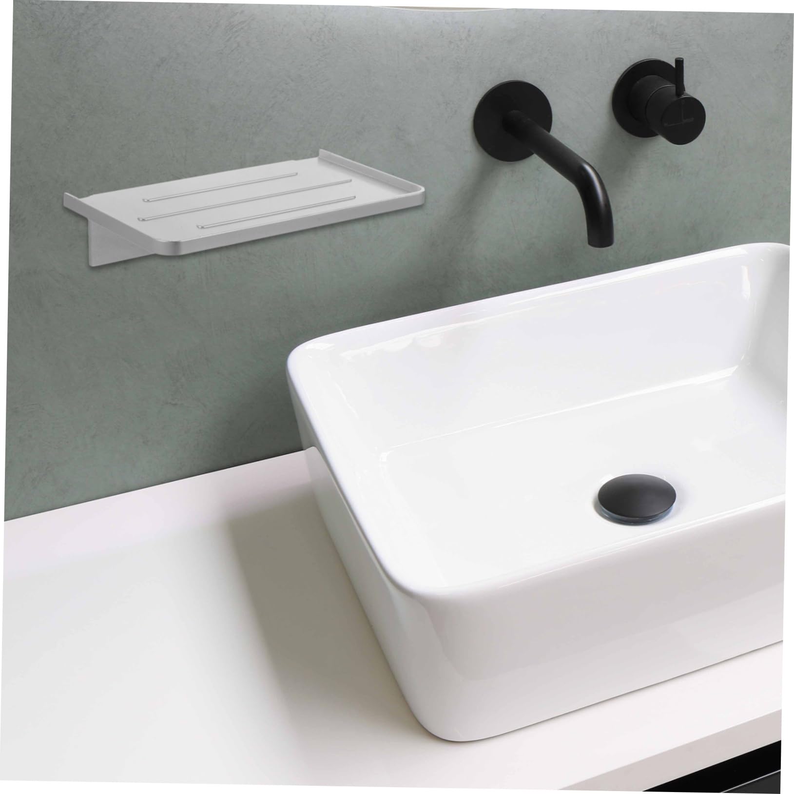 UKCOCO 5pezzi Porta Smartphone Da Bagno Murale Senza Foratura Mensola Per Telefono Da Appoggiare Bagno Organizzatore Salvaspazio Per Accessori