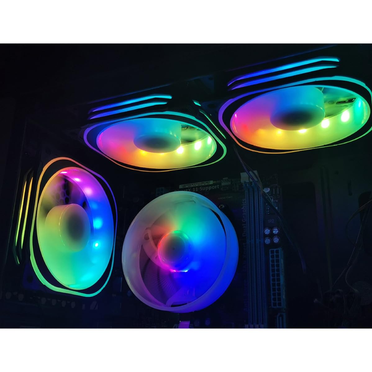 Ventilador de Refrigeración Rgb de 12cm para Caja de PC