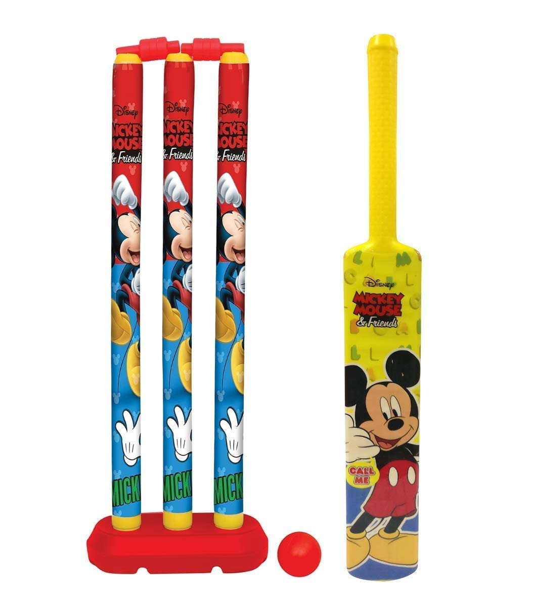 Rahasya Enterprise Plastic Mickey Mouse Cricket Kit Combo Set for Kids with 3 Stumps with Bat and Ball (Mickey Mouse Cricket Set) (B0CVXSNM4L) Amazon Price History, Amazon Price Tracker