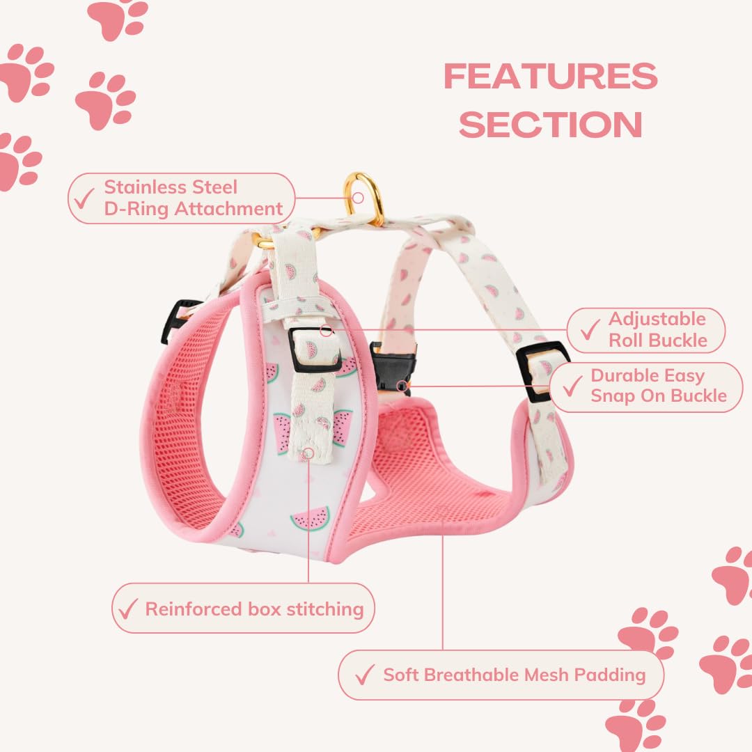 Arnés prémium para perro sin tirones, arnés para perro de tamaño mediano, arnés para perros grandes, arnés para perros pequeños, arnés para cachorros, chaleco para perro, ajustable,