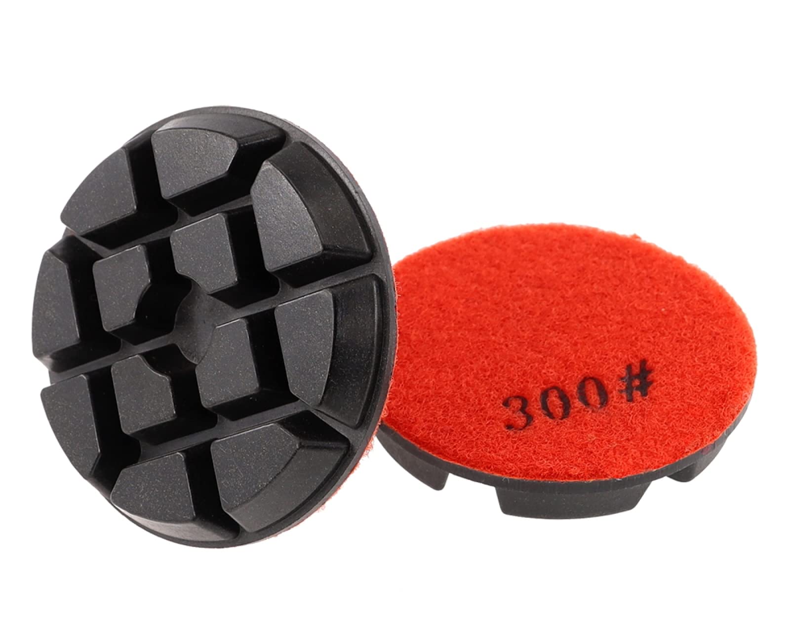 Almohadillas pulidoras de diamante, Juego de 7 almohadillas de pulido de diamante de 3 pulgadas, 80 mm, for pulido de suelos de hormigón en seco o húmedo, discos de pulido for restauración de cerámica