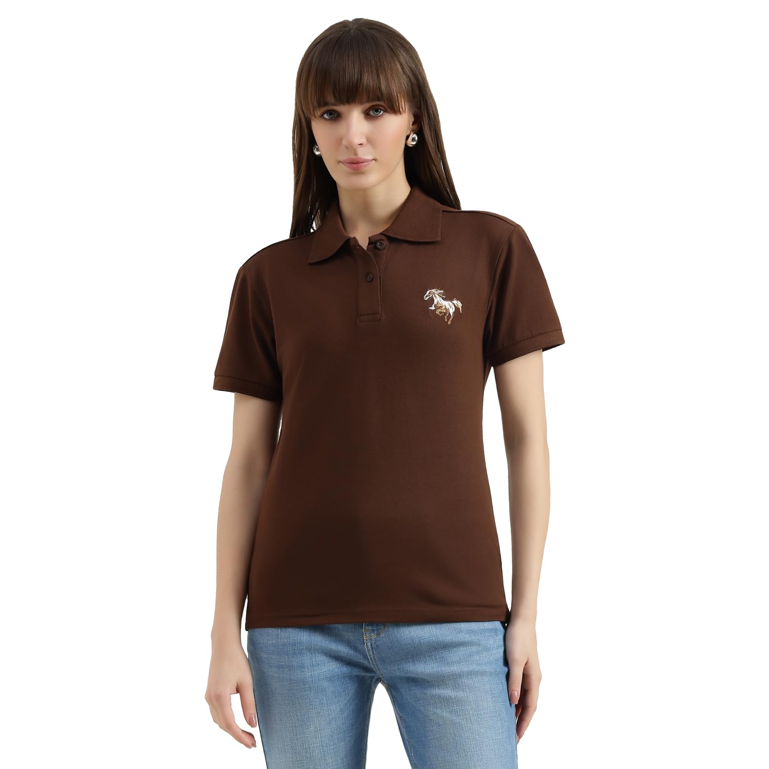 united colors of benetton Regular Fit Polo Neck Solid Tshirt-picture-25