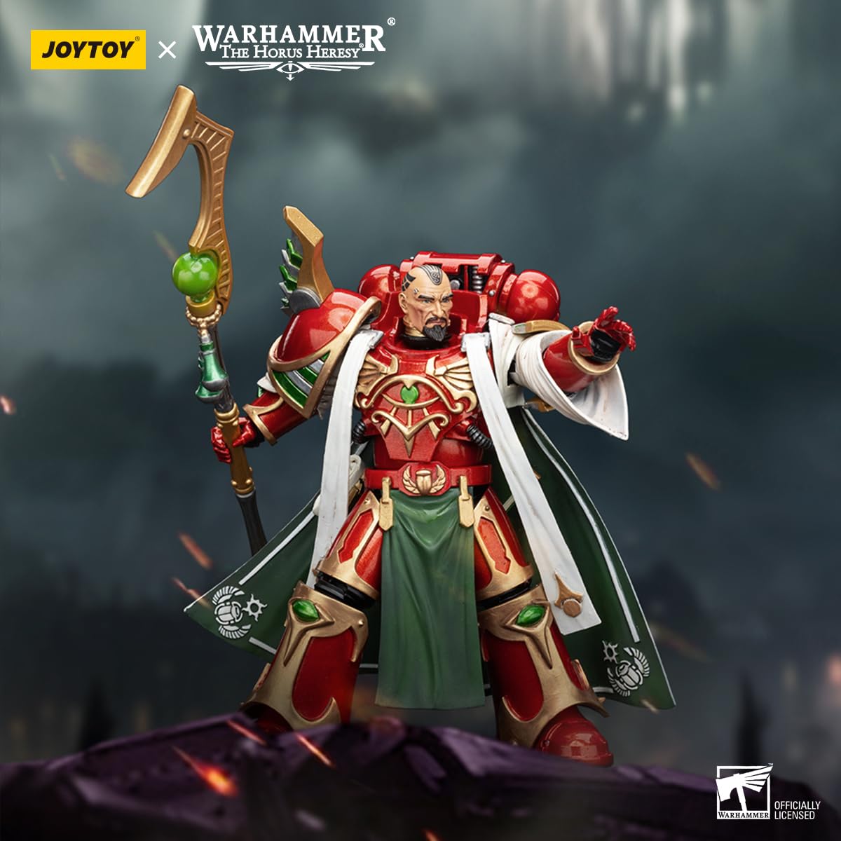 JOYTOY Figurka 1/18 Warhammer 30k Thousand Sons Magistus Amon kolekcjonerskie prezenty, zabawki dla dzieci w wieku 15+ i dorosłych