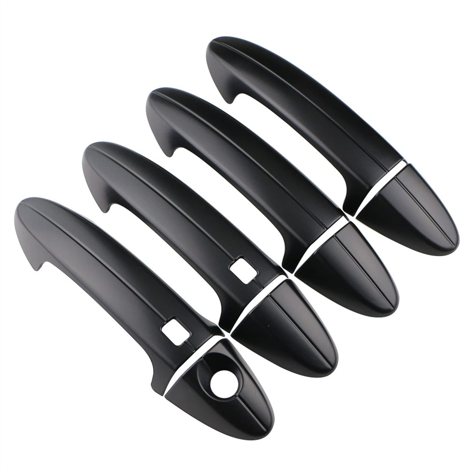 Fahbstr 2 Exterior Door Handle Cover For Ecosport 013-017 Abs Chrome Exterior Door Bowl Protector Cover Car Handle Sticker(2)