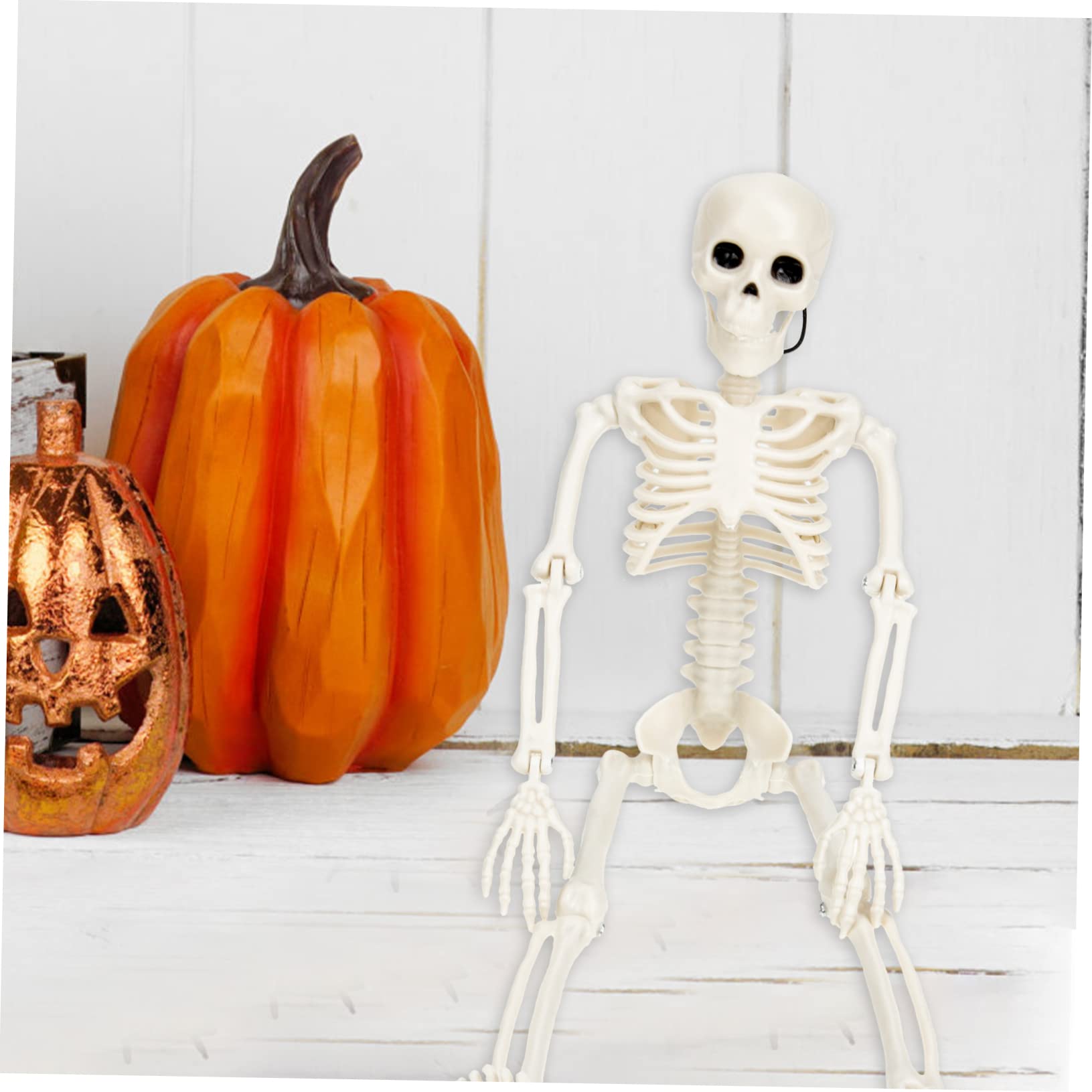 BESTonZON 5 Piezas Esqueleto Humano Esqueleto Adorno De Calavera De Halloween Esqueleto De Simulación Pequeño Modelo De Esqueleto Decoración De Esqueleto De Halloween El Plastico