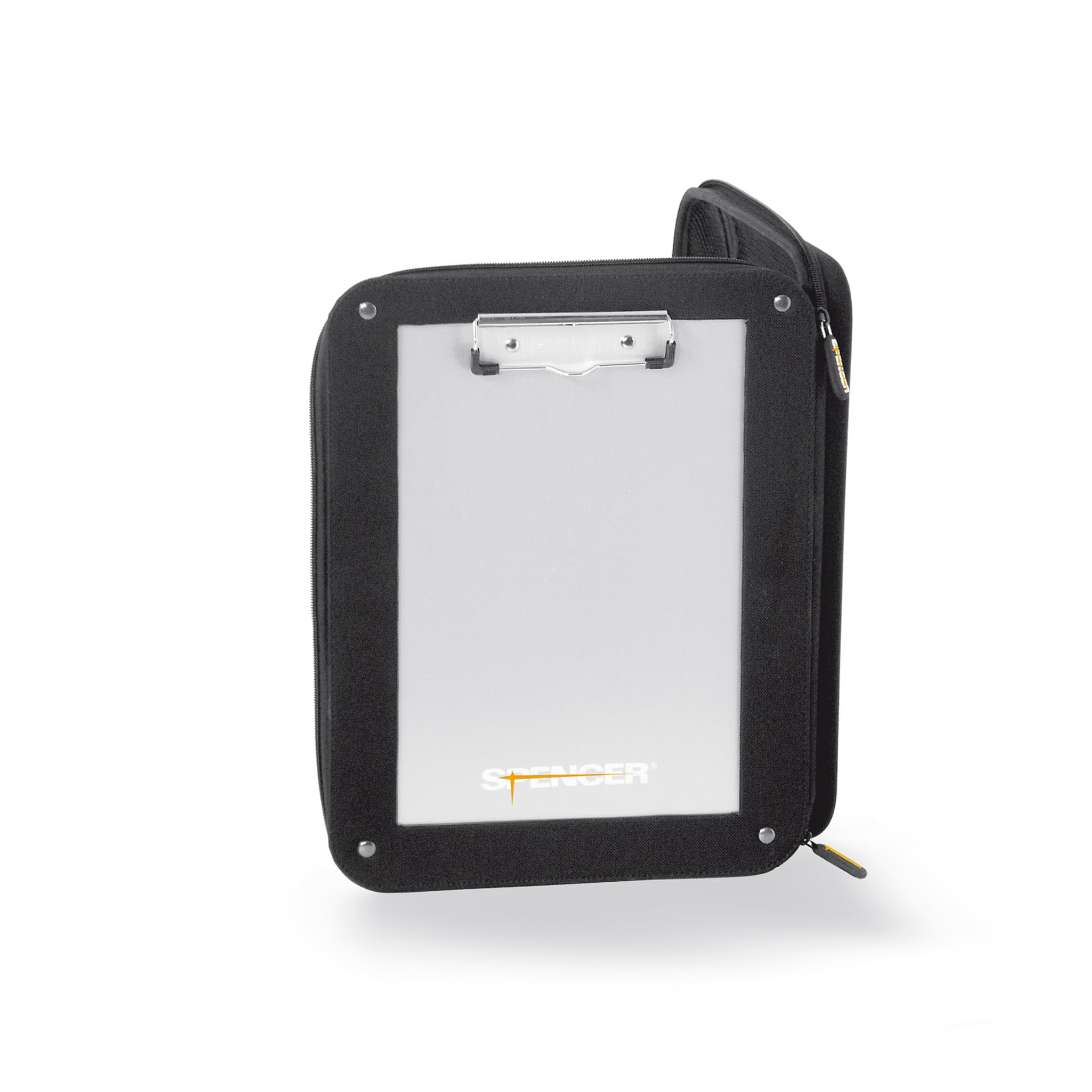 Spencer CLIP MATRIX – Clipboard Valigetta Per Appunti In Alluminio Antiriflesso, Con Maniglia E Scomparti, Ideale Per Medici E Soccorritori 118