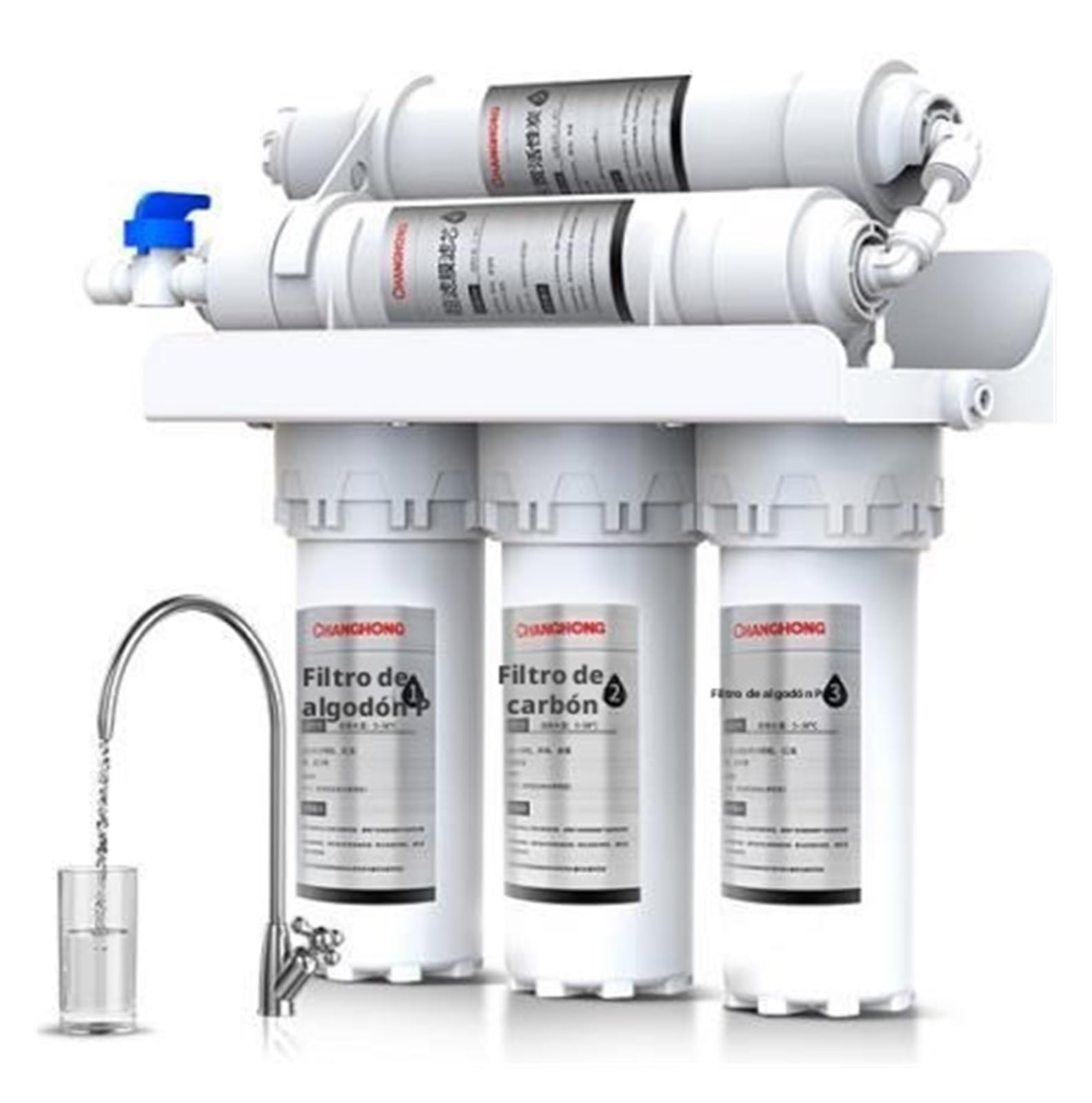 Filtr wody, Ultrafiltracja typu 3 + 2 System bezpośredniej filtracji wody pitnej do domowego zestawu filtrów wody z kranu w kuchni