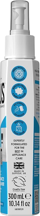 KNAUS SMALL APPLIANCE & AIR FRYER CLEANING SPRAY- Effectively Removes Stubborn Grease & Grime to Deliver a Brilliant, Streak-Free Shine