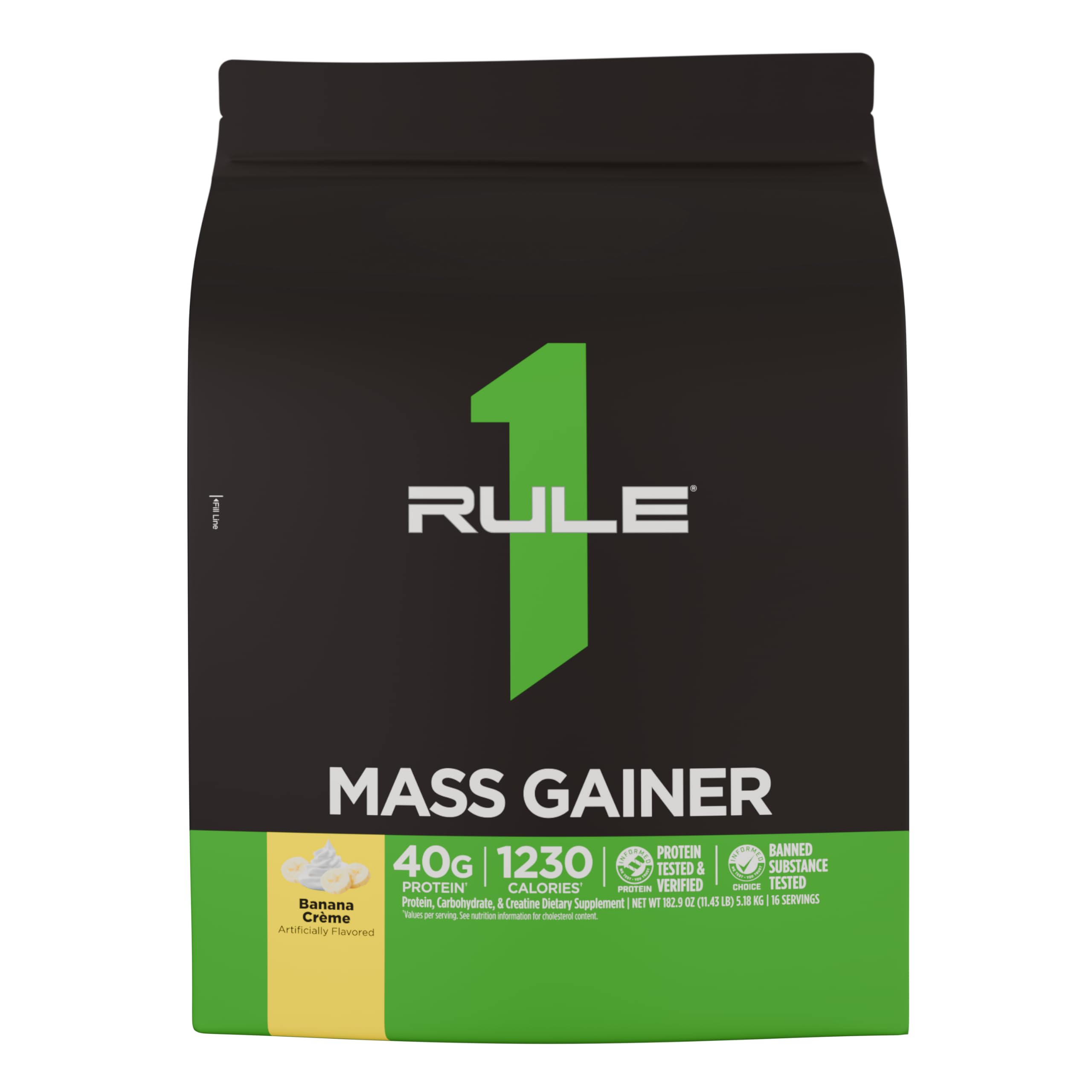 Rule 1 Proteins Mass Gainer, Strawberries & Crème, 8 Servings — Amazon image 17