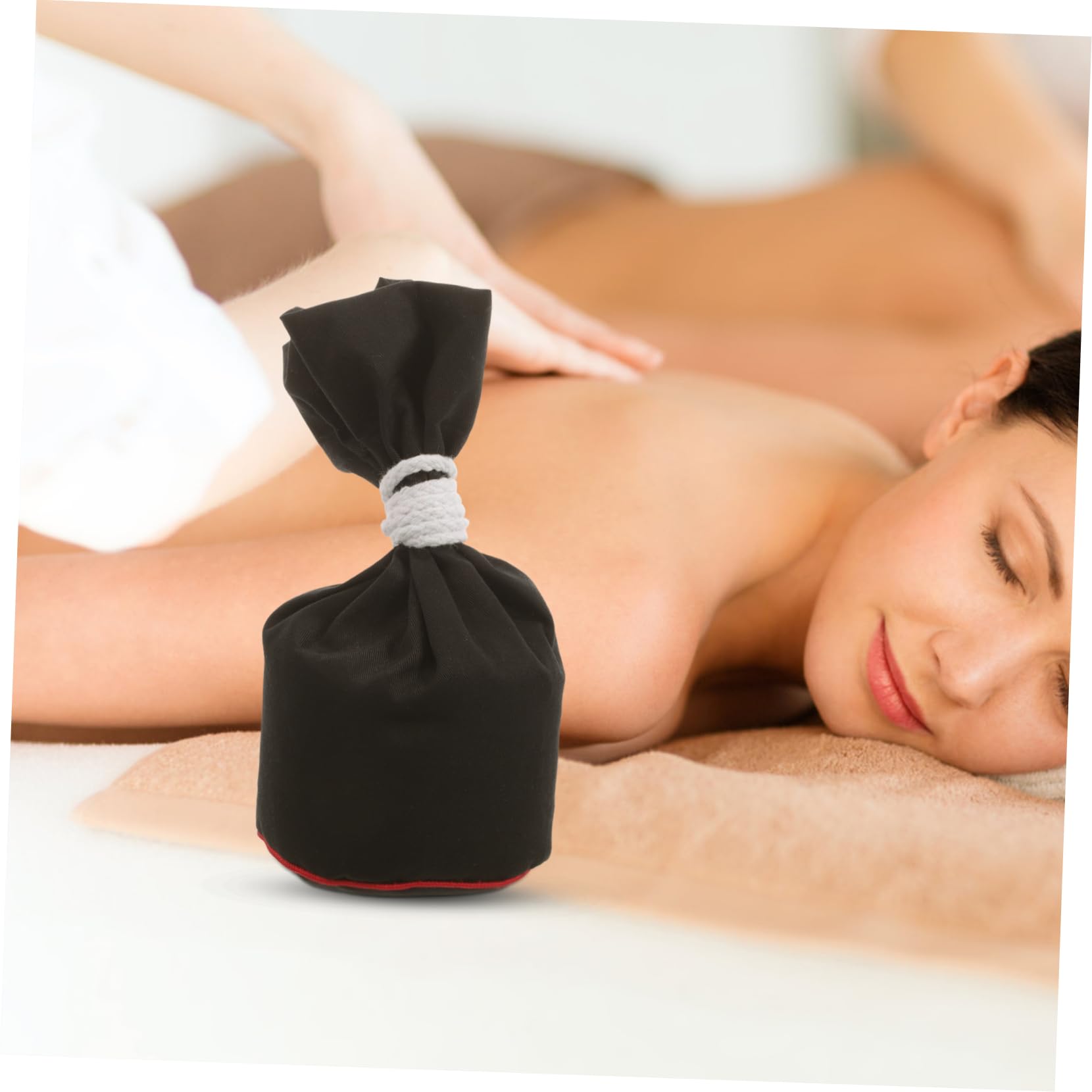 Kräuterball 2 Stück aus Stoff als Wärmesack für Massage und Moxibustion