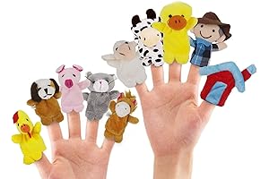 RIY Felt Finger Puppets for Toddlers