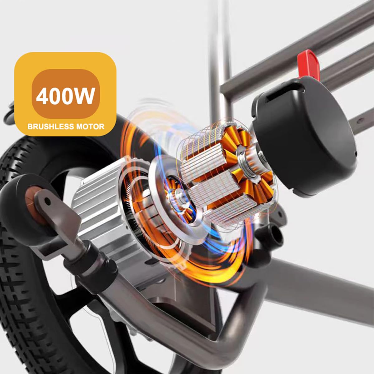 16 Miles Cruise Range ZENBON Electric Wheelchairs for Adults,Lightweight Foldable Powered Wheelchair,Intelligent Motorized Wheelchairs for Seniors,Portable All Terrain Electric Mobility Chair