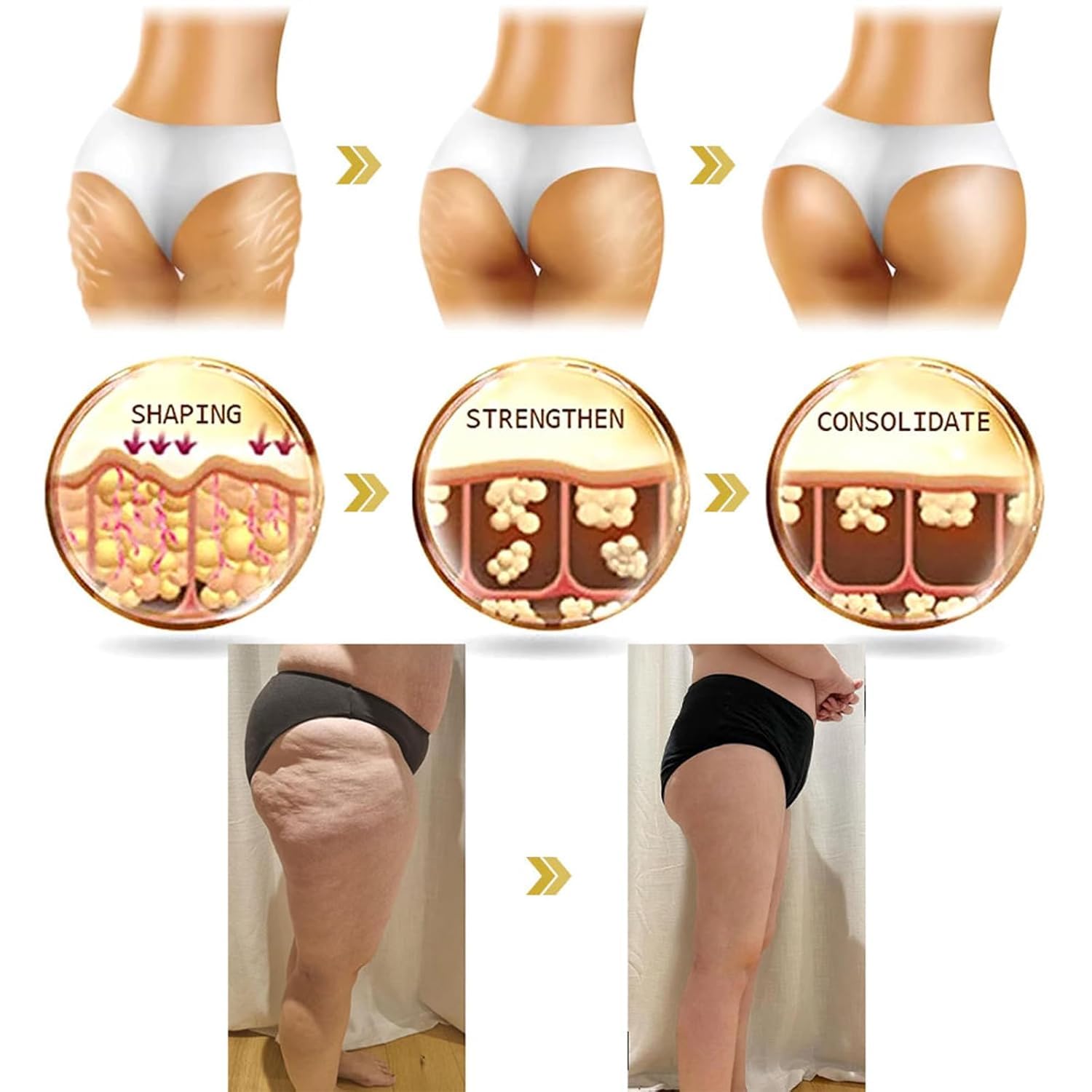 2026 Huile Corporelle Raffermissante Magique Pour Les Cicatrices, Huile De CollagèNe Pour Le Raffermissement De La Peau, Les Rides Et Les Vergetures (1) - 4