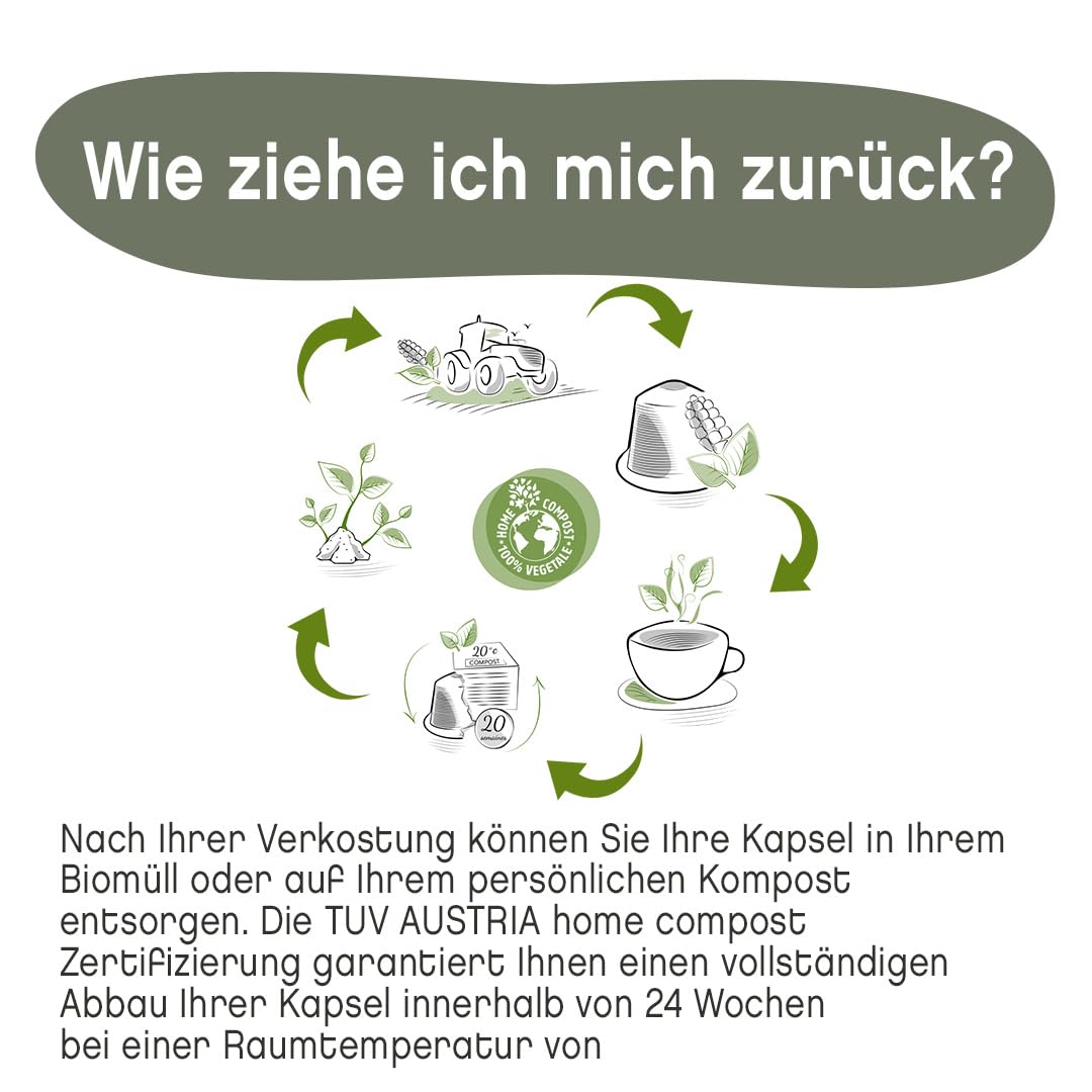 TERRAMOKA - Exzellenter Bio-Kaffee - 100% reiner Arabica aus Peru - Fruchtig, nuanciert und rassig - 300 Kapseln Kompatibel Zero Waste - Mr Albert- Frankreich