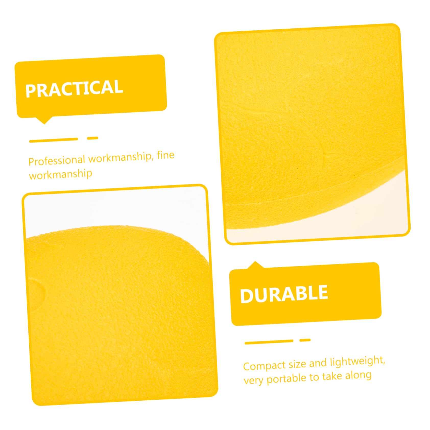 BESPORTBLE Portable Yellow Water Floating Buoy Ball for Fishing and Kayaking Lightweight Design Compact and Easy to Carry for Anchors and Accessories Versatile Use Pools and Boats