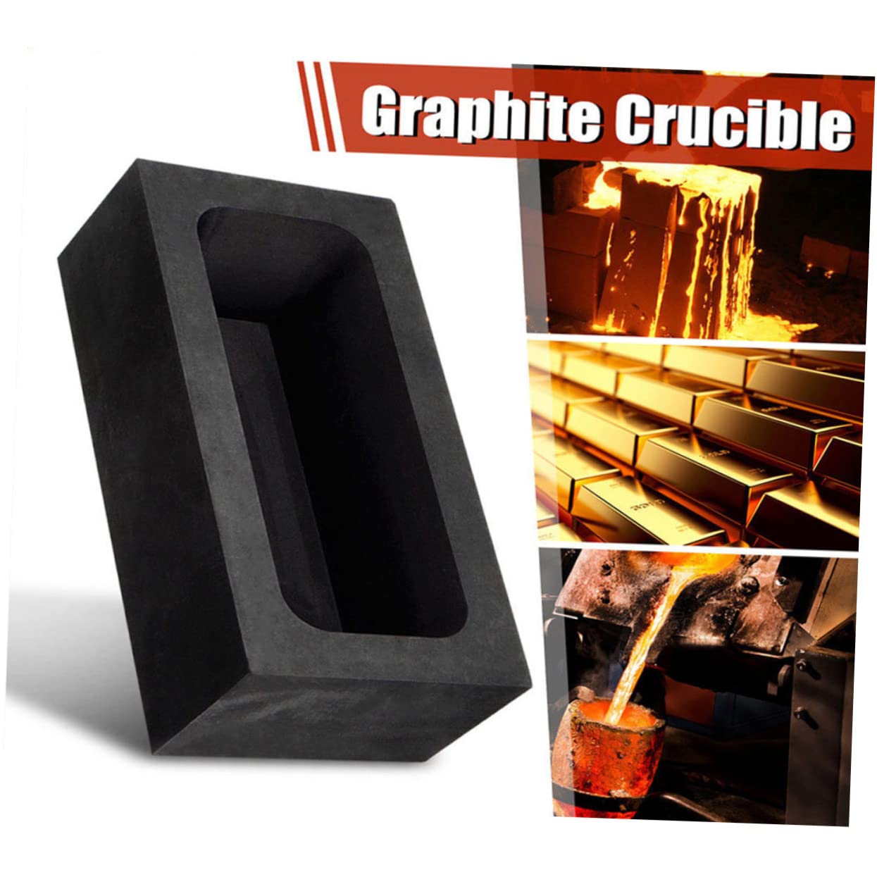 Operitacx Stampo In Grafite Di Forma Rotonda Kit Per Fusione Di