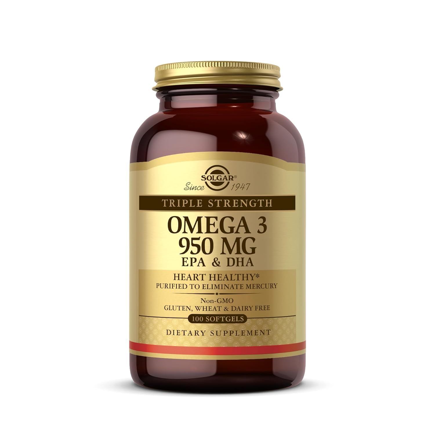 S.olgar, Omega-3 EPA & DHA, Triple Strength, 950 mg, 100 Softgels (B0D2NCVJ24) Amazon Price History, Amazon Price Tracker