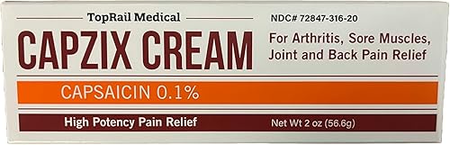 Miniatura 4 de para aliviar el dolor, 2 onzas de capsaicina, 0.1% de alta potencia/máxima fuerza