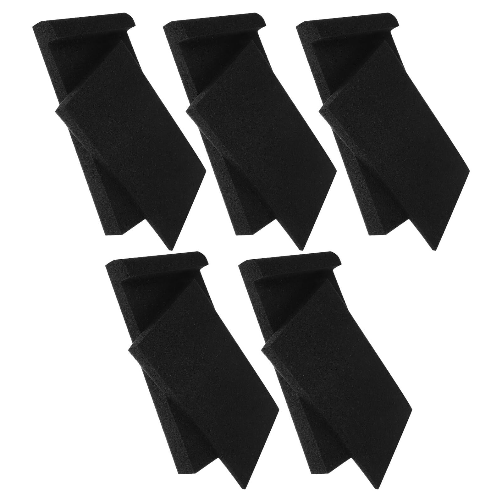 Cuscinetti Isolanti Acustici per Monitor da Studio 5 Pezzi 30x20x4,5 Cm in Schiuma Antiurto e Fonoassorbente per Disaccoppiamento e Riduzione Vibrazioni Altoparlanti da Scrivania