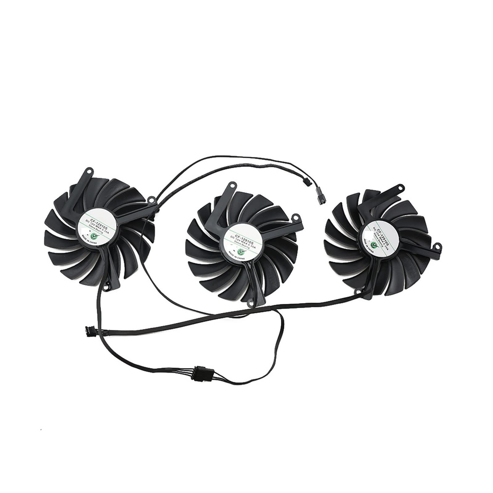 YALLS CF-12910S 85mm RTX3080 RTX3070 reemplazo Compatible for INNO3D RTX 3070 3070Ti 3080 3080Ti 3090 ICHILL X4 OC Tarjeta gráfica Ventilador de refrigeración (Color : 3PCS)