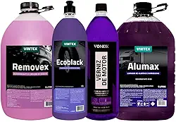 Kit Alumax Removex Ecoblack Verniz De Motor Vintex By Vonixx