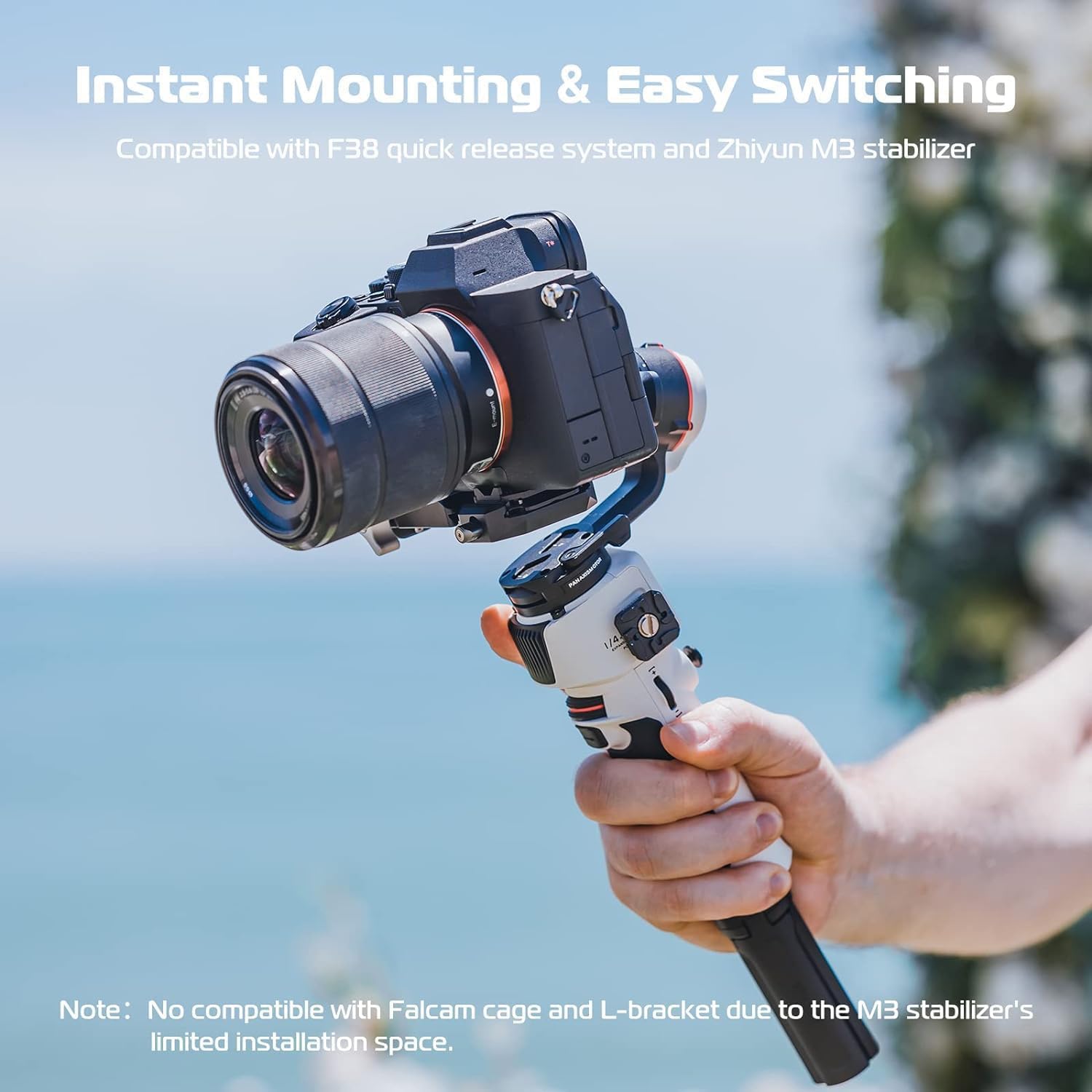 Amazon.com : FALCAM F38 Camera Quick Release Plate for Zhiyun M3 