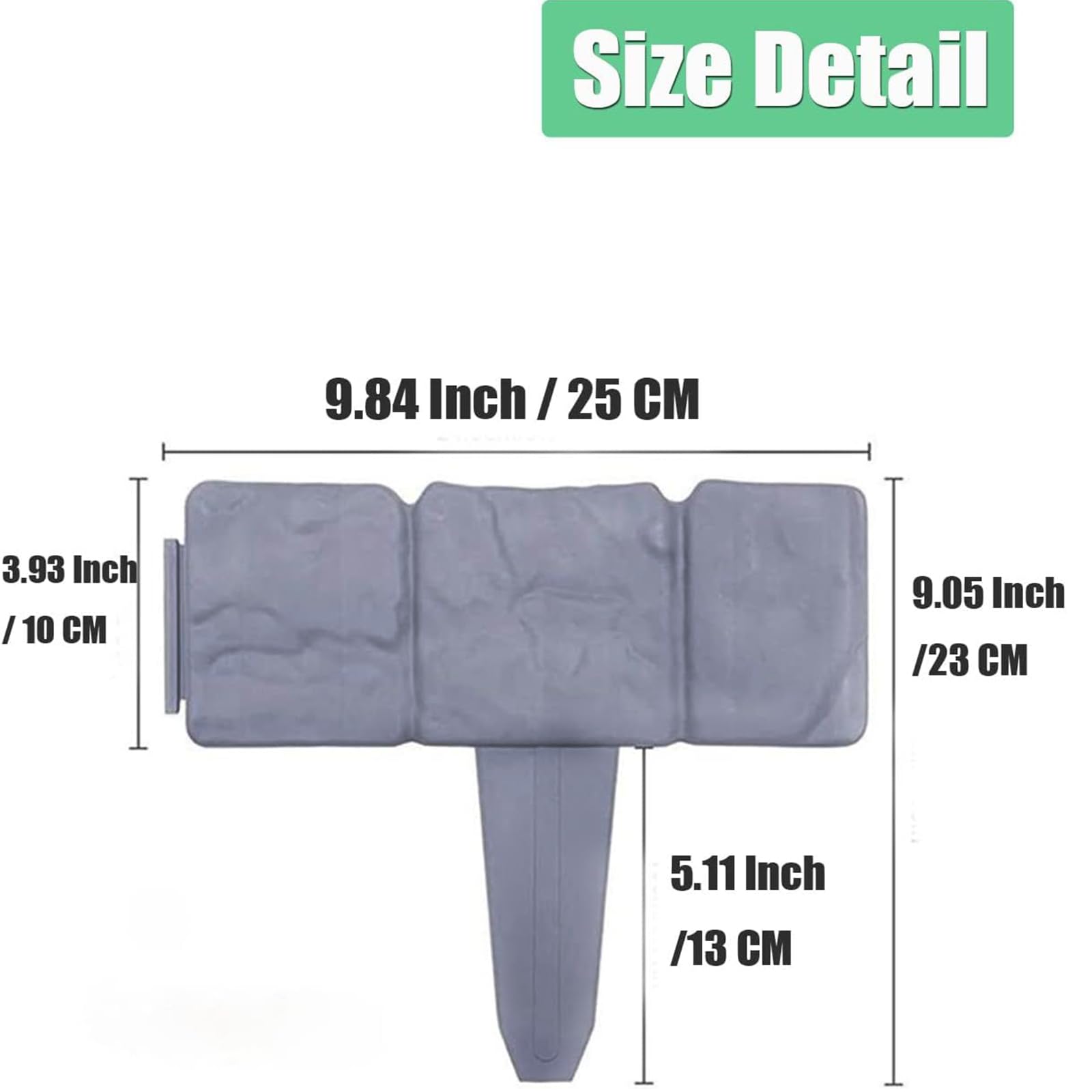 Bordure Jardin Bordures De Jardin, 2.5M Bordure De Pelouse Effet