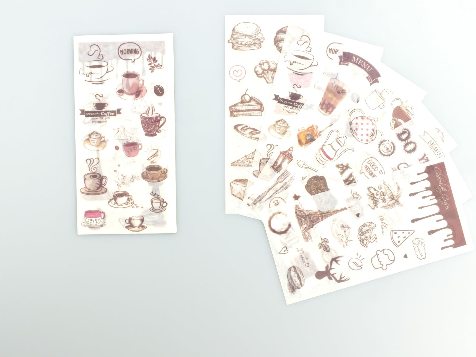 RISYPISY Lot De 6 Rouleaux D'autocollants Pour Scrapbooking - Pour