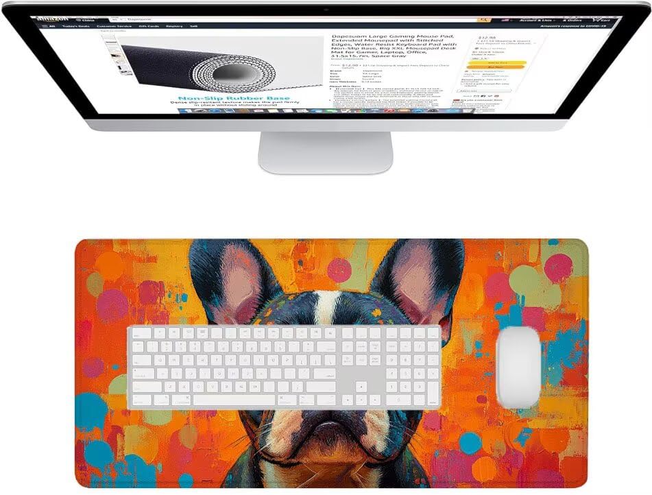Tapis de souris gaming bords cousus améliorant la précision - 3