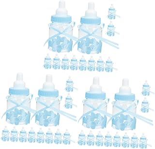 TOYANDONA 36 Peças Garrafa De Leite Caixa De Doces Mamadeira De Alimentação De Bebê Mini Garrafa De Leite De Bebê Garrafas De Doces Chá De Bebê Garrafa De Doces Enchível Lembrancinhas De