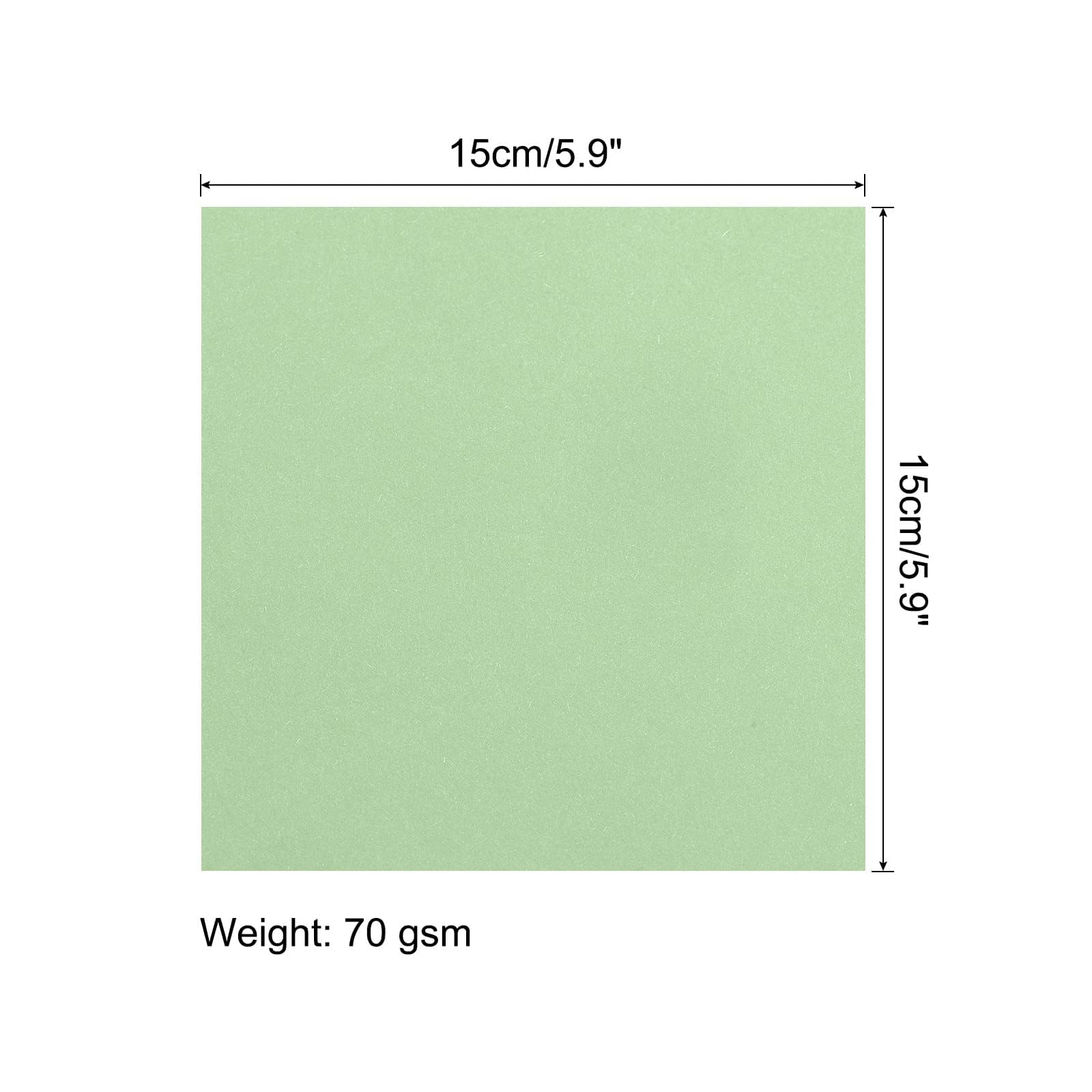 TOP-VIGOR 100 Sheets Coloured Origami Paper, 15cm x 15cm Double Sided, Handmade Craft Papers for DIY Art Crafts - Image 2
