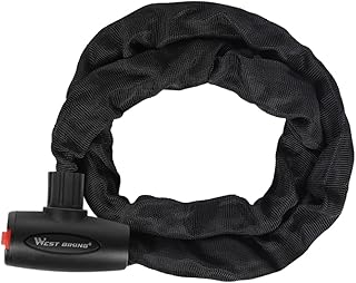 CLISPEED Chain Lock s Heavy Duty Bike Lock Cycle Wire Lock Motorcycle Chain Lock Cable Locks Electric Motor Chain Lock Anti- Locks Bicycle Lock Key Lock Black Anti- Lock Bike Chain Lock