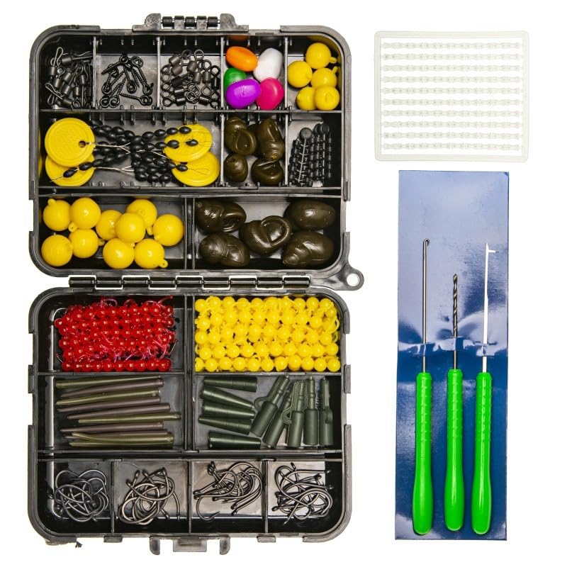 Kit de accesorios para pesca de carpa con 328 piezas miniatura 1