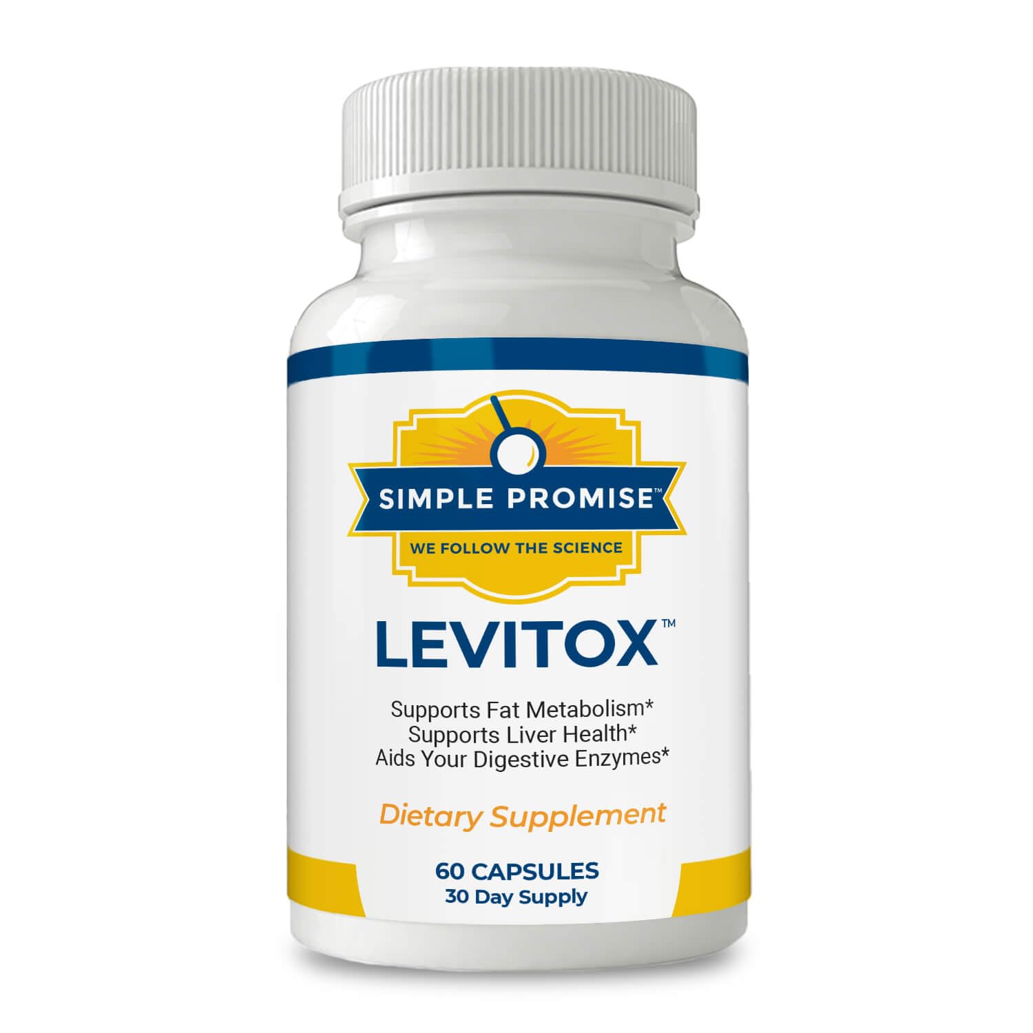 Levitox - Milk Thistle Liver Detox Supplement with Dandelion Root and Artichoke Extract - Supports Liver Health, Metabolism and Digestion - 60 Capsules