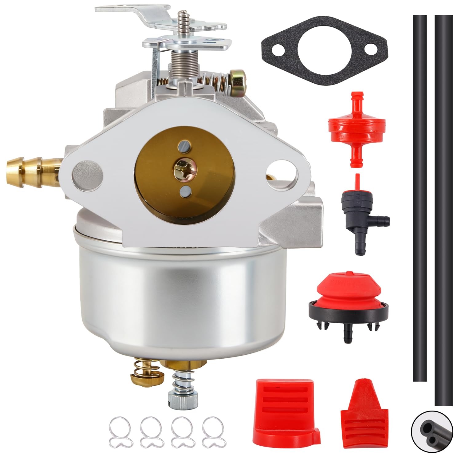 640052 Carburetor Compatible with Tecumseh 632334A 632334 632370A 640349 640054 640058 8Hp 9Hp 10Hp 5Hp Hmsk80 Hmsk100 Hm80 Hm100 Engines Craftsman Shredder MTD Toro 521 724 824 Snowblower