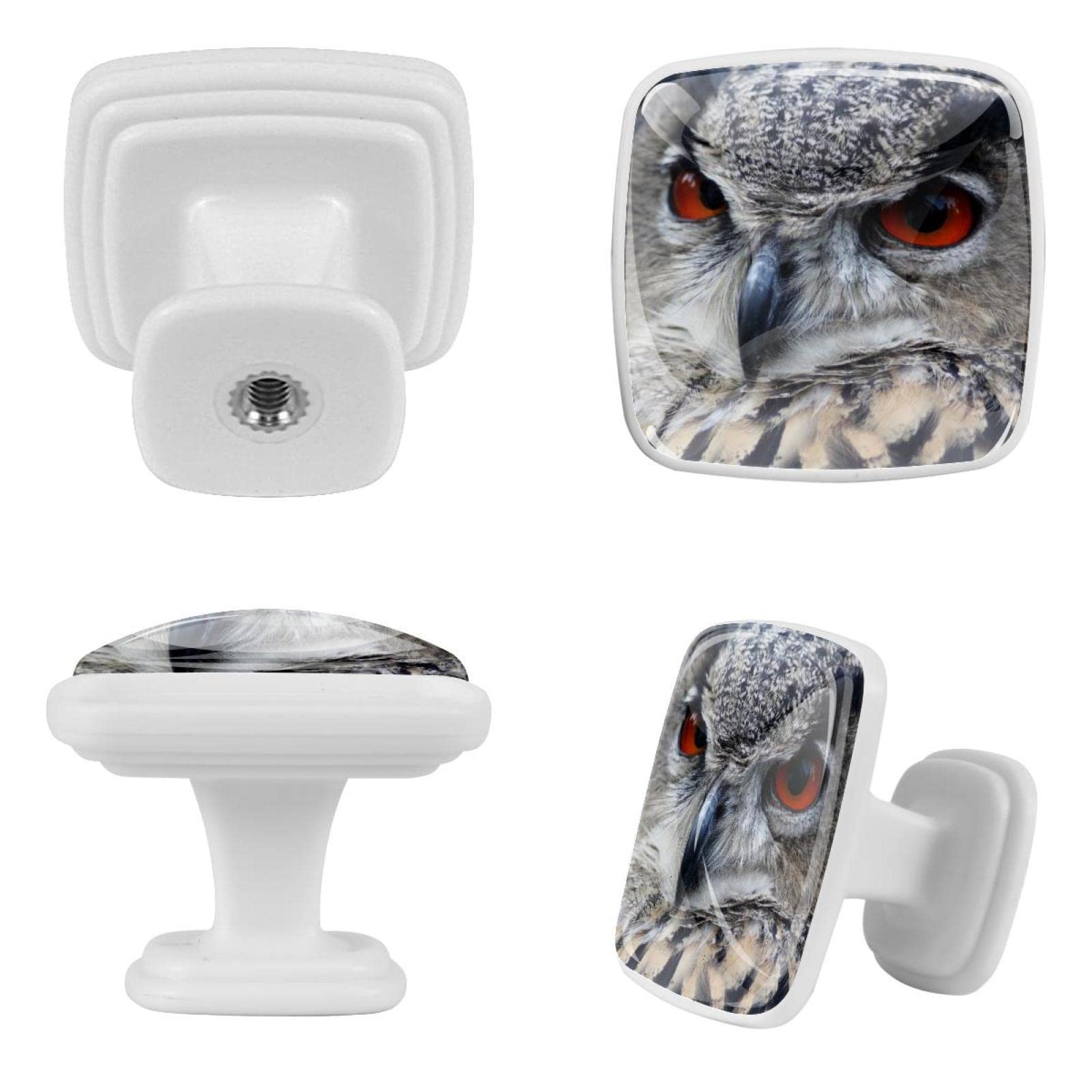 Boutons de commode chouette robustes pour une ouverture facile de tiroir