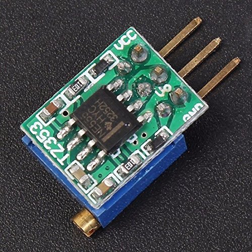 Generic 2Pcs 1Hz 1Hz100Hz NE555 Multivibrator Oscillator 515V 200mA Square Wave Duty Cycle