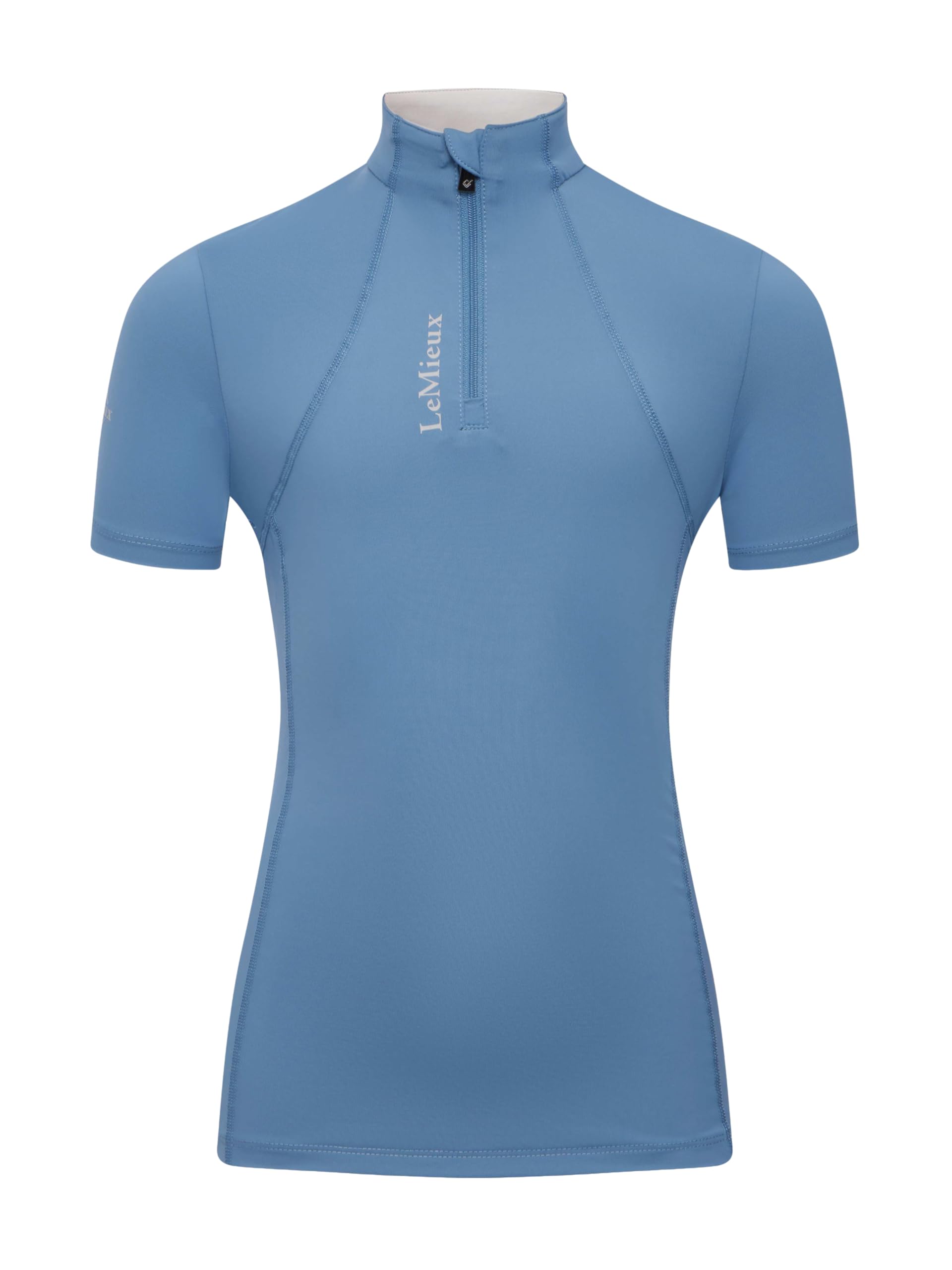 LeMieux Young Rider Classique Short Sleeve Base Layer - Childrens Equestrian Horse Riding Top - Ice Blue - 13-14years