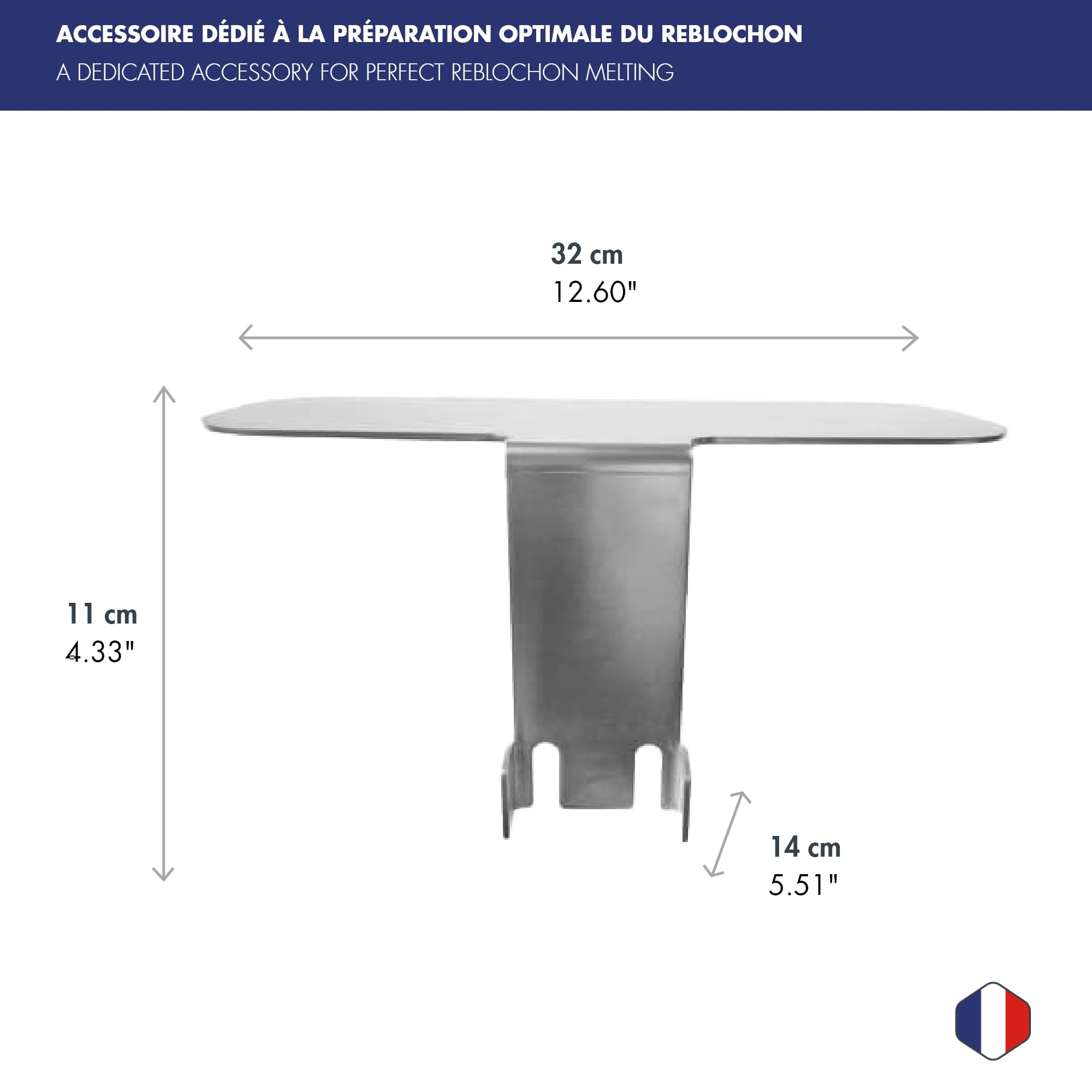 Bron Coucke REB02 - Kit para sartenes para parrillas, Inox