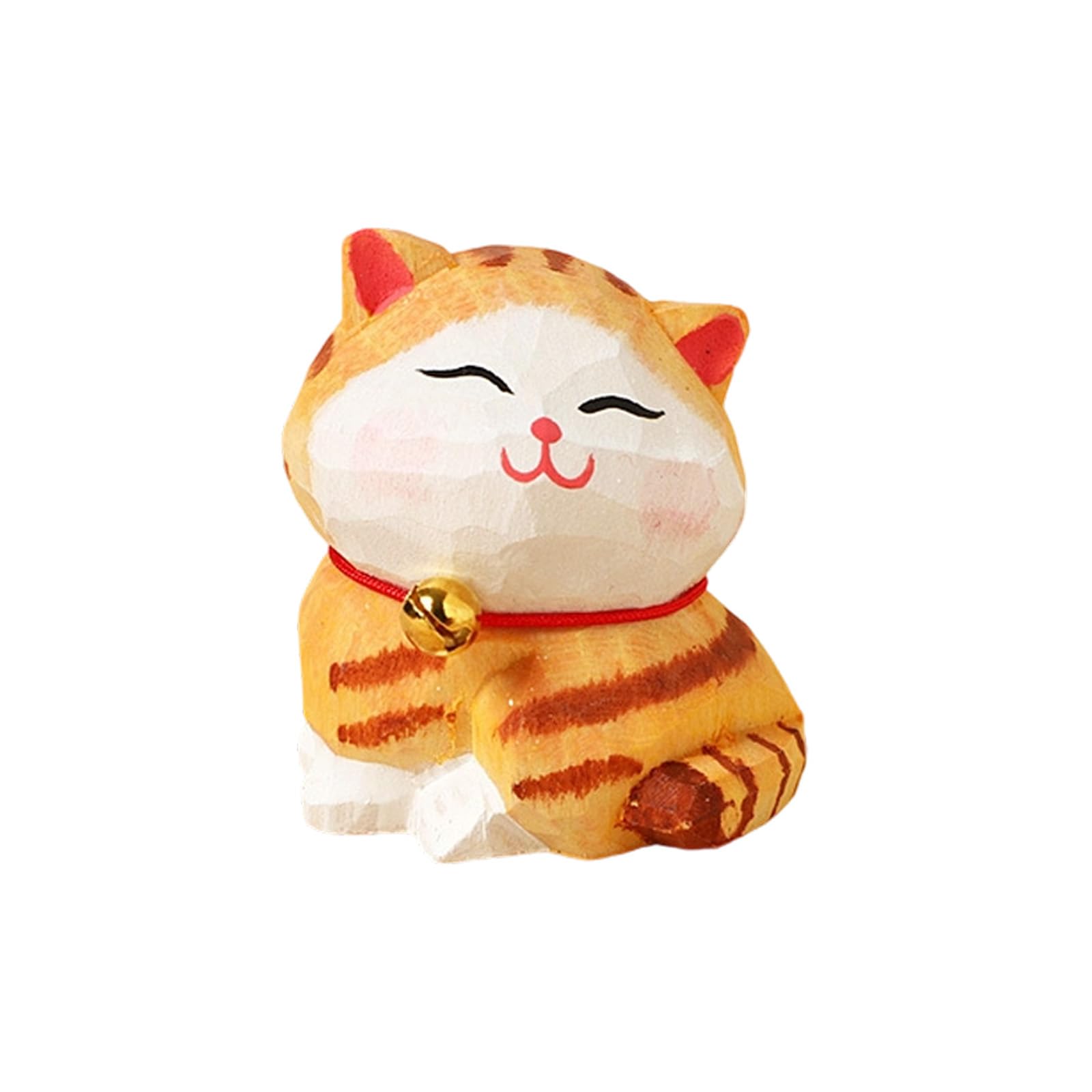 Rxgiasup O Wood Carved Tabletop Sculpture, Handcrafted Animal Collectible Statue For Home Decoration & Shelf Art Miniature Figurine Table Decoration