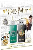 Vista 1 de EMTEC Harry Potter M730 - Unidad flash USB 2.0 de 32 GB -Slytherin y Hogwarts Duo Pack (ECMMD32GM730HP02P2)