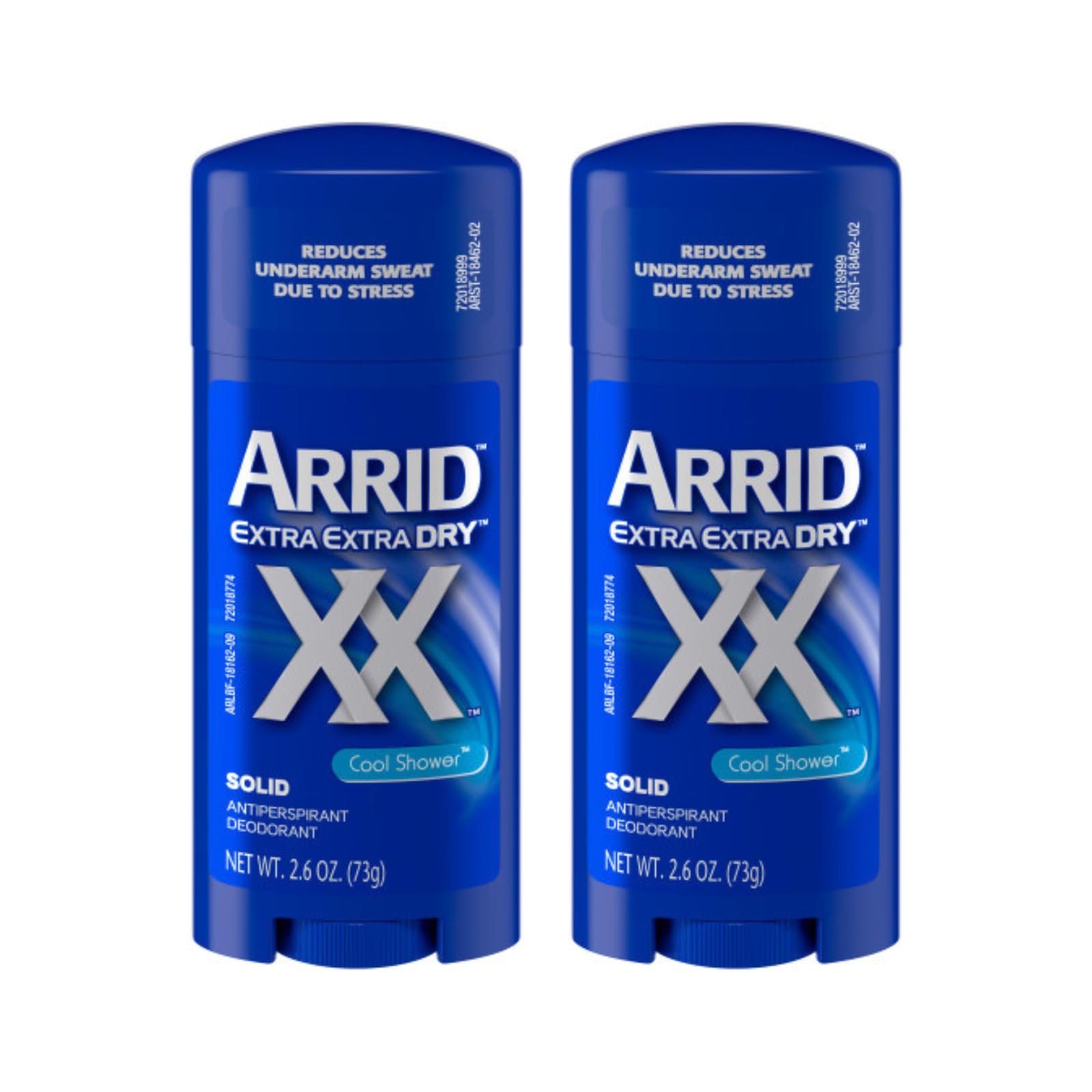 XX Extra Extra Dry Solid Antiperspirant Deodorant, Cool Shower, 2.6 oz. (Pack of 2)