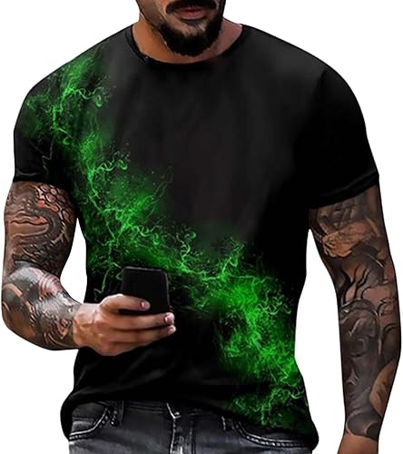 Camiseta de manga corta raglán para hombre, diseño vintage, cuello redondo, camiseta casual