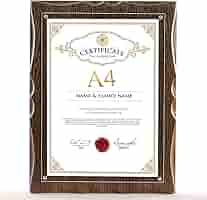 Amazon | ランスー 賞状額 a4サイズ フォトフレーム 写真立て