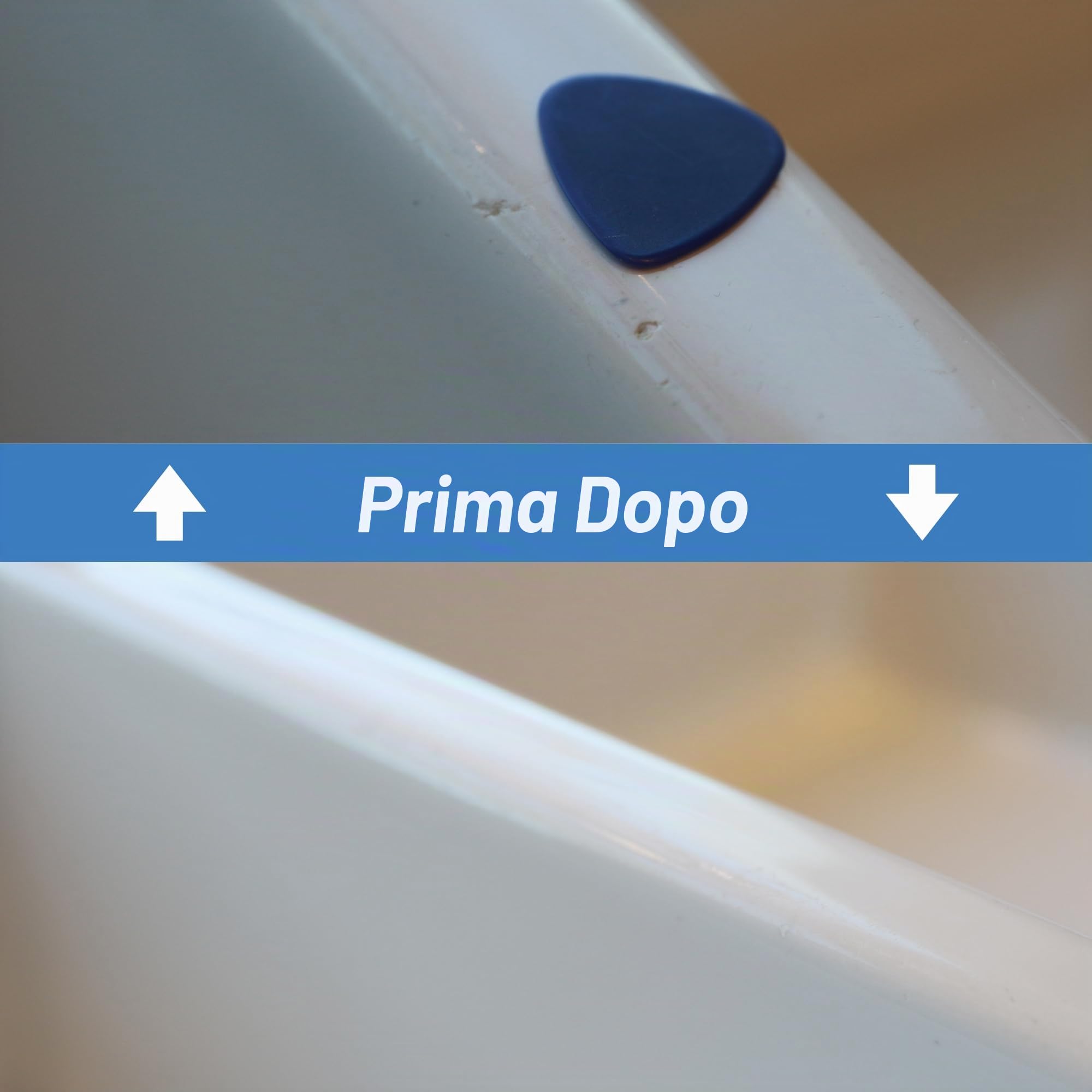 Bianco – Kit di riparazione migliorato per marmo, piastrelle, ghisa minerale, ceramica, porcellana, quarzo – scheggiature e danni superficiali – HIMG Surface Repair
