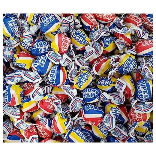 Super Bubble Bubble Gum, Original Flavor, Individually Wrapped 48 oz bag (3 Pounds)