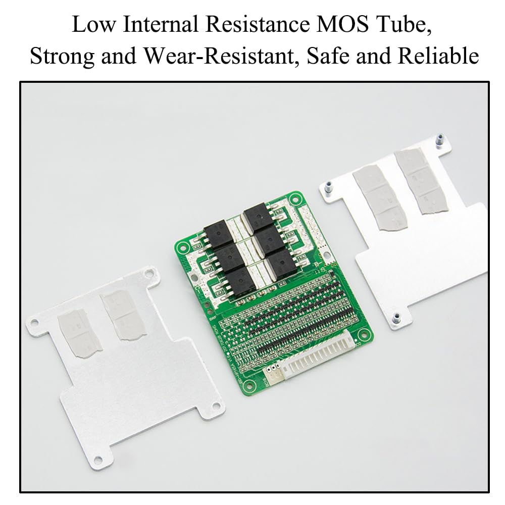 2 placas de protección de batería de la serie 8, módulo de protección BMS, placa de protección de batería de litio, adecuada para batería de fosfato de hierro y litio, serie 8, 3.2 V, 25 A, el mismo
