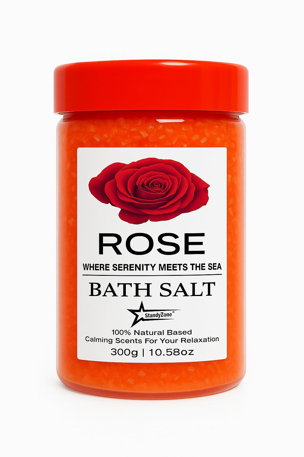 Natural Premium Rose Epsom Salt – Aromatic Floral Bath Soak for Stress Relief, Skin Softening & Pedicure – 100% Pure Magnesium Sulfate-300g (Rose)-picture-16
